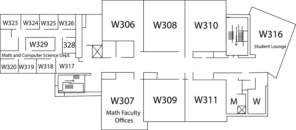 west building floor 3