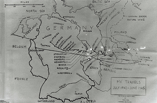 Ursula's Route Across Germany