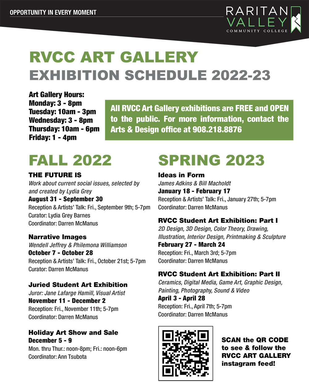 2022-2023 Gallery Events