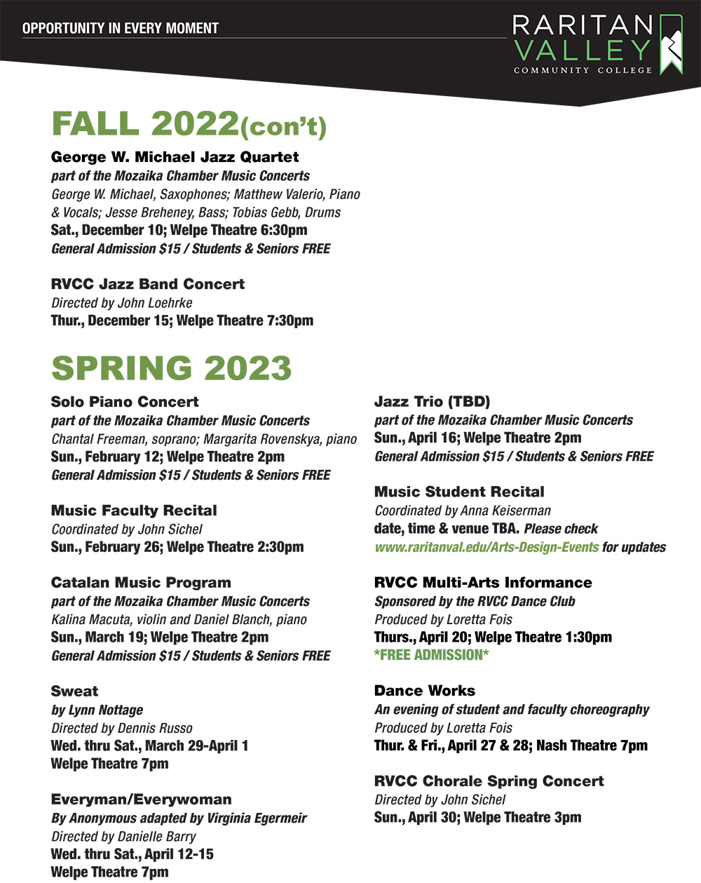22-23 arts calendar continues