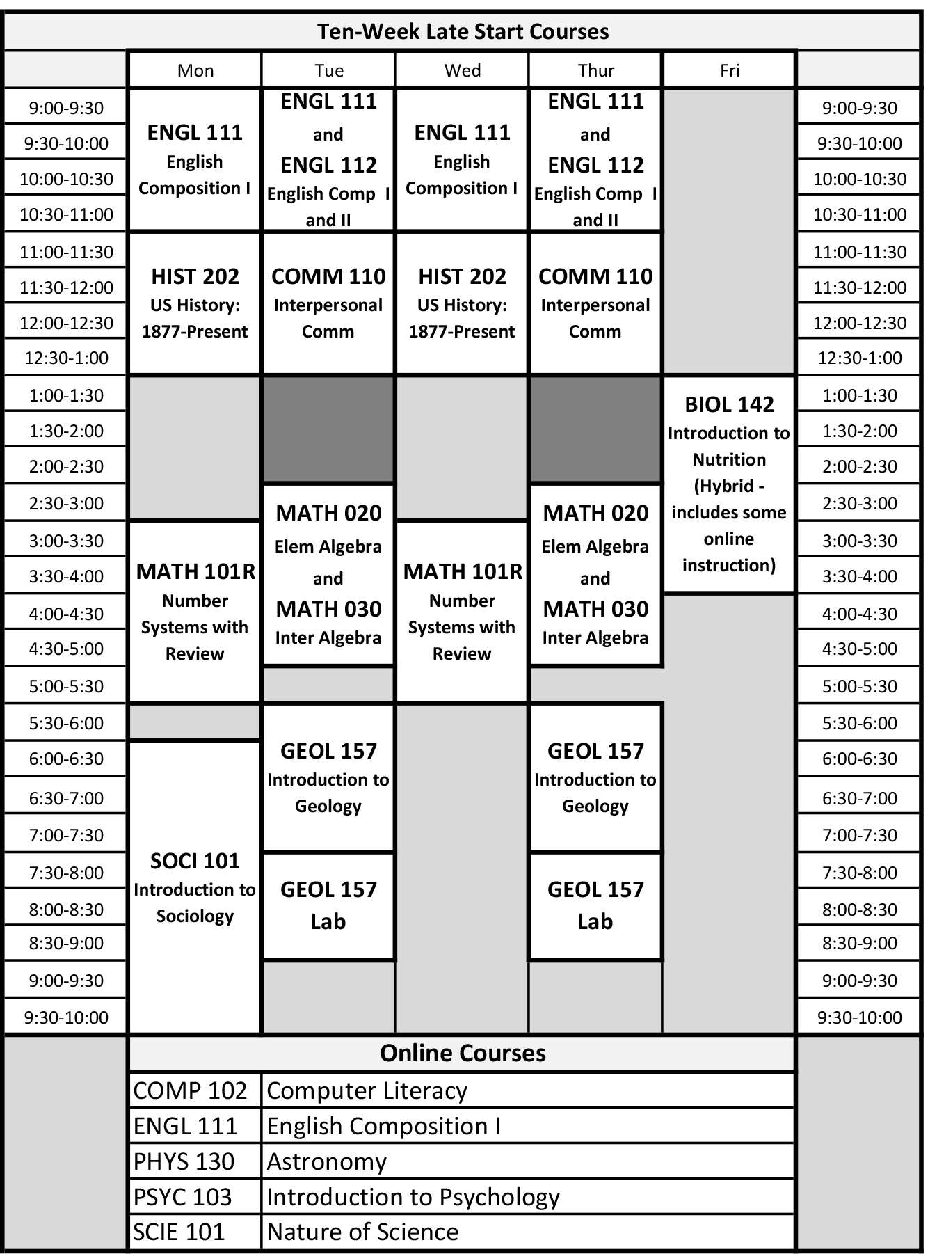 Rvcc Calendar