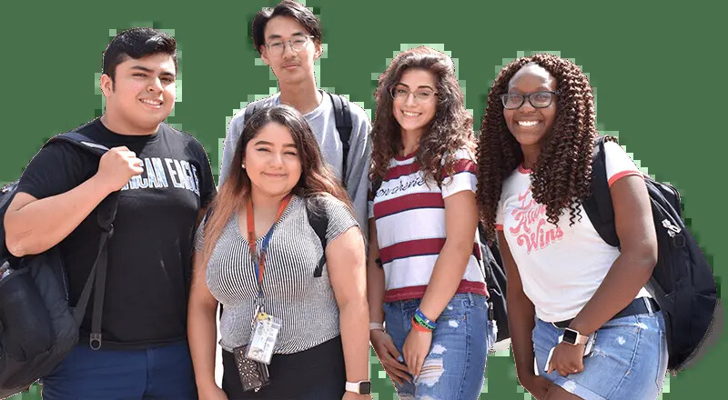 rvcc students posing for photo