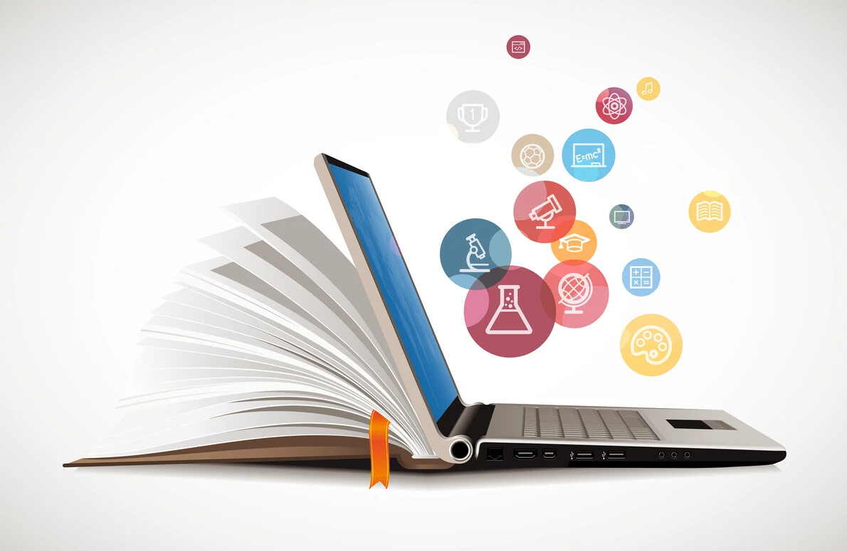 book, laptop, science images