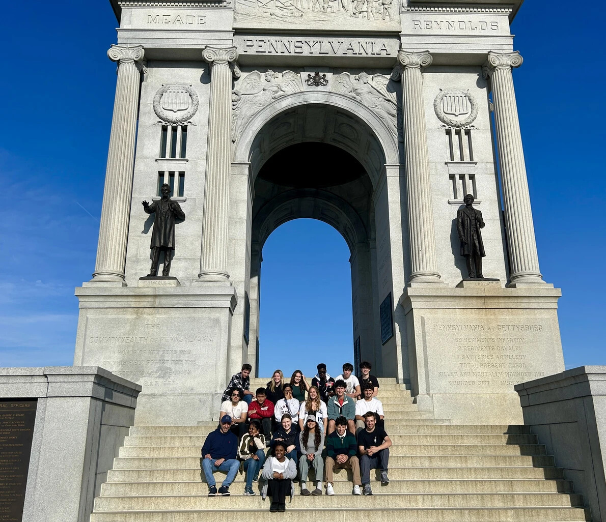 honors college students in gettysburg