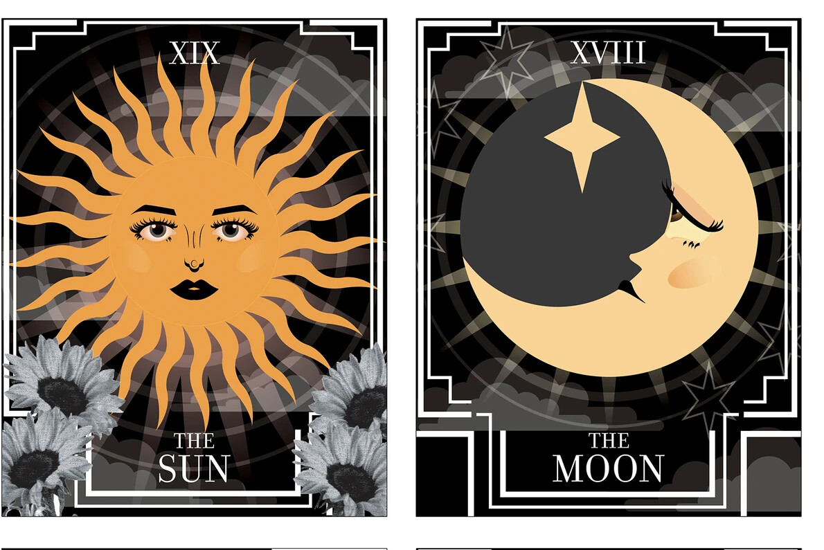 detail from the tarot artwork