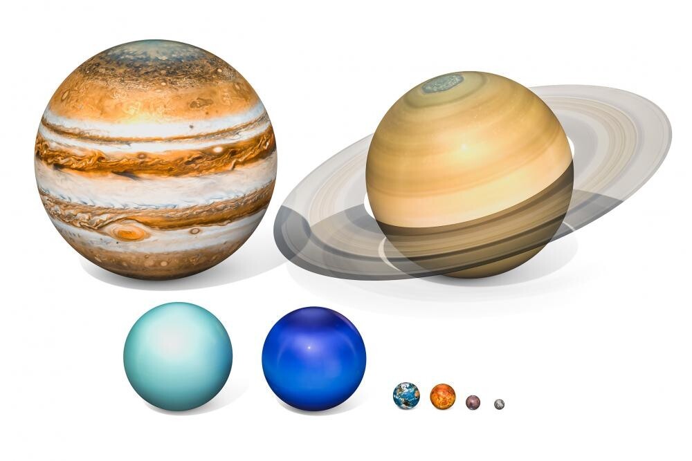 illustration of planets