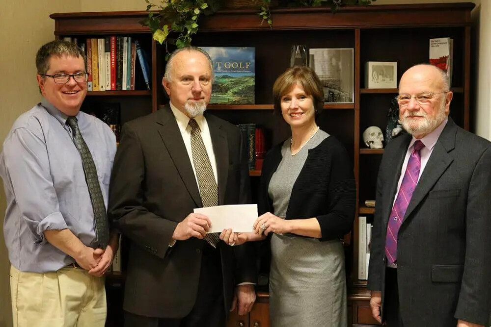 golf classic check presentation