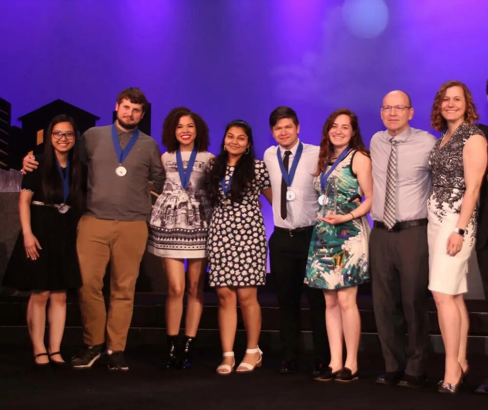 cropped version of phi theta kappa international award pic