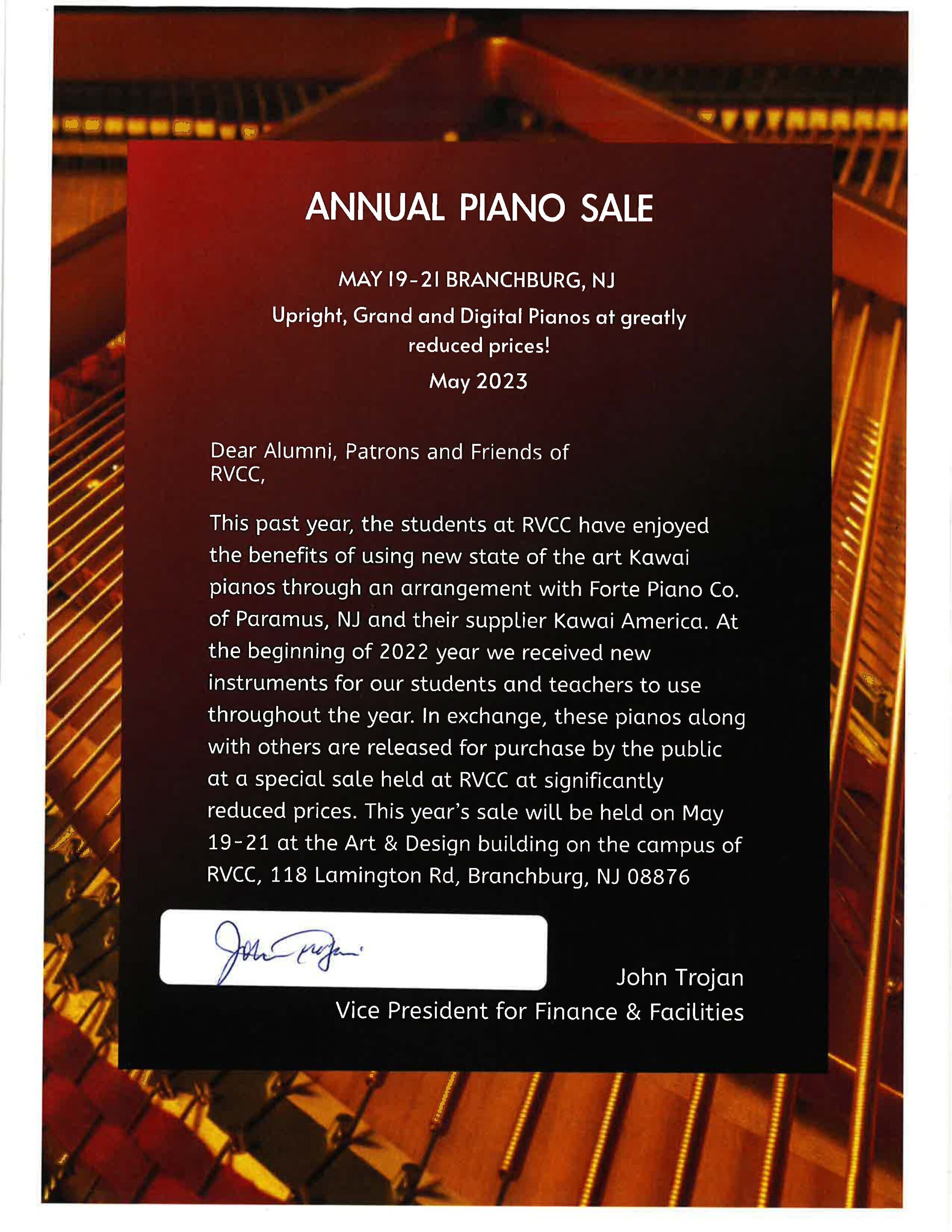 Annual Piano Sale