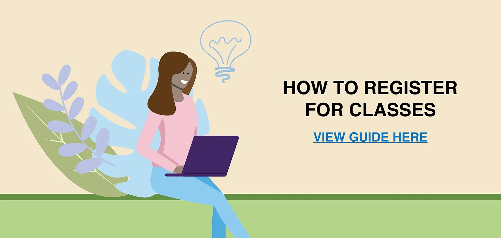 how to register for fall classes click here to view guide