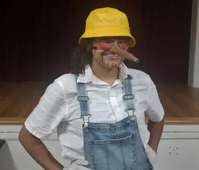 cropped version of jimena torres with pinocchio nose