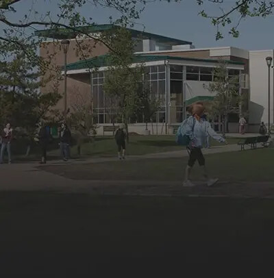 Walking in RVCC courtyard
