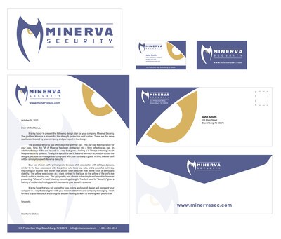 graphic designs for minerva security