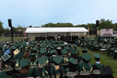 sea of graduates