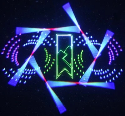 laser lights with RVCC logo
