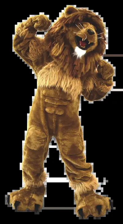 RVCC Lion flewing his muscles