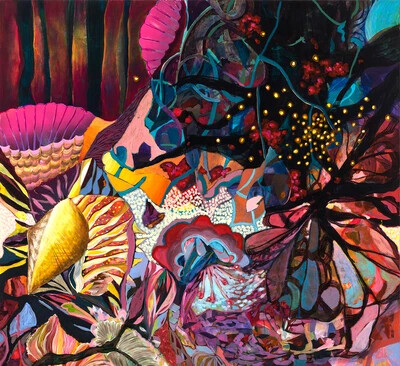 no earthlings beyond this point painting