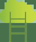 ladder to cloud graphic