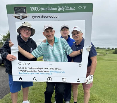 golfers with selfie frame 2025