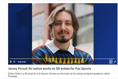 Ethan Clark on News 12