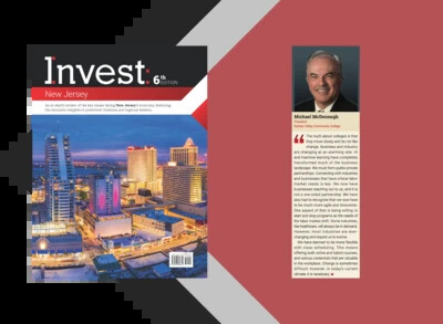 Invest cover page and rvcc president's column