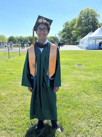 sam manonsong at commencement
