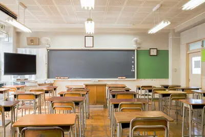 empty classroom