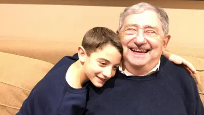young boy and his great-grandfather