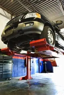 raised car