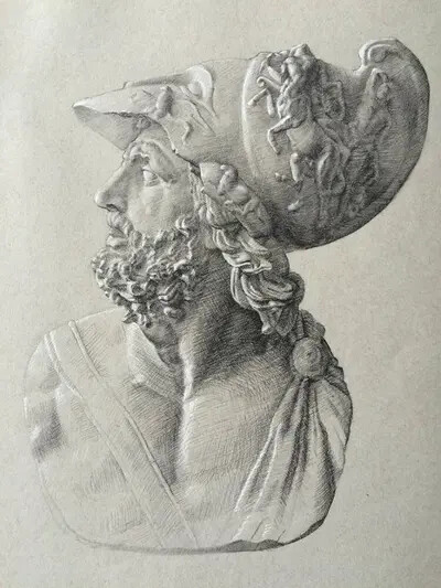 bust of menelaus
