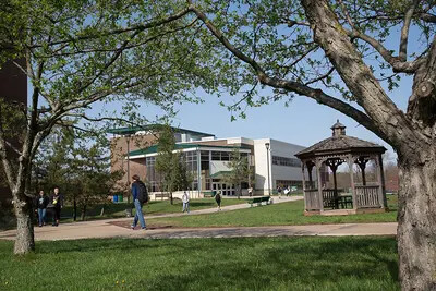 outside rvcc near gazebo