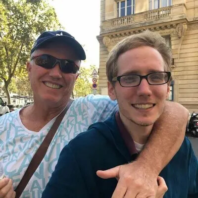 Cody Noble and his father David