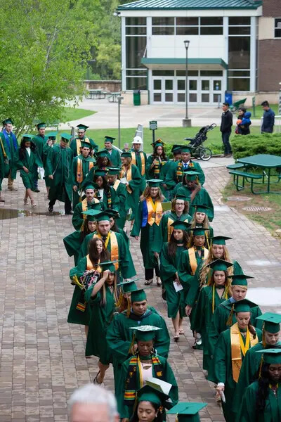 vertical pic of line of grads