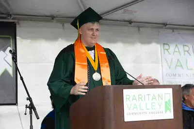 randy petronko at podium