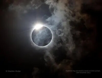 eclipse diamond ring effect