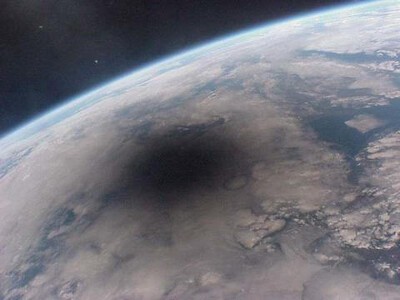 eclipse spot on earth
