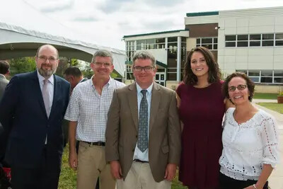 keith and brian with professors and keri