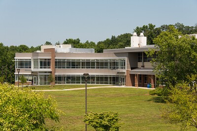distant view of science center