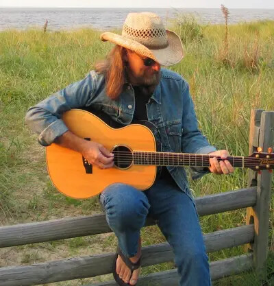 Mike Aiken with guitar