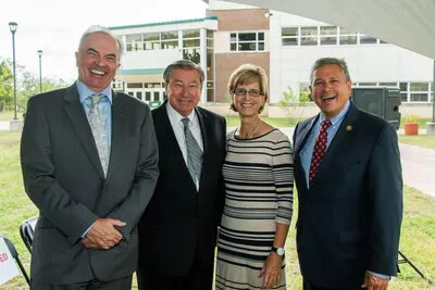 govenor with mike and bob and kip
