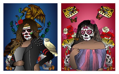 day of the dead artwork