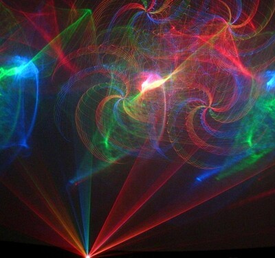 laser image iwth swirls