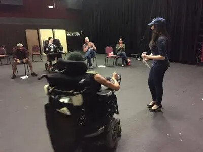 RVCC-Matheny Theatre production rehearsal
