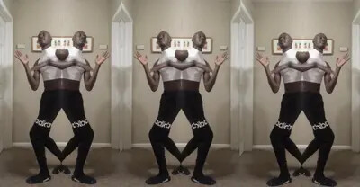 3 dancing images