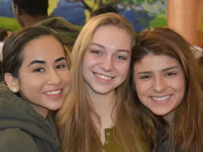 three female students