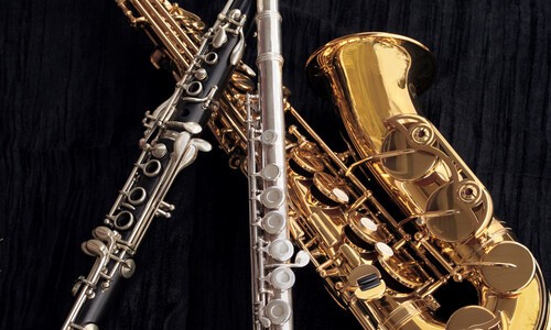 clarinet, flute and saxophone