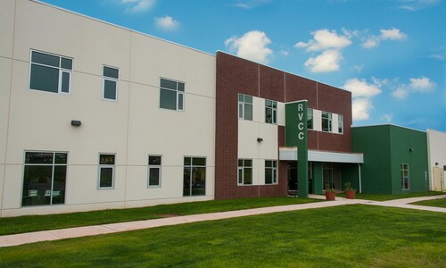 side view of front of workforce training center