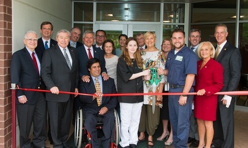 Ribbon-cutting ceremony for RVCC's Workforce Training Center