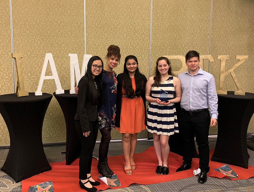 Honor Society Wins Several Awards at Regional Competition