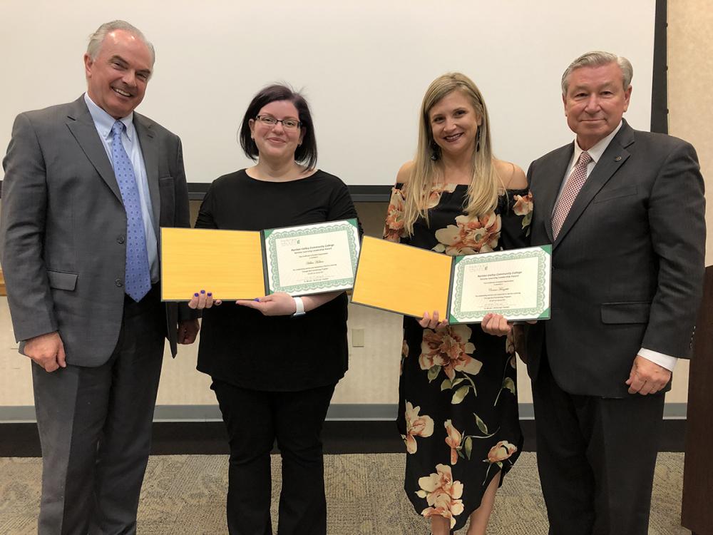 Cosmetology Students Receive Service Learning Leadership Award for Domestic Violence Education Project
